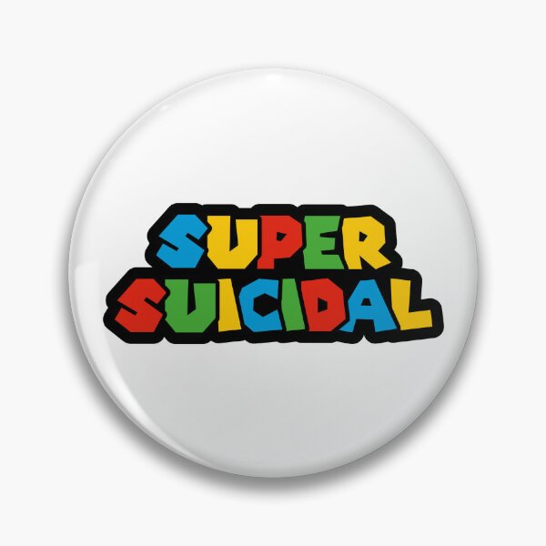 Item preview, Super Suicidal Logo Parody designed and sold by everything4eva.