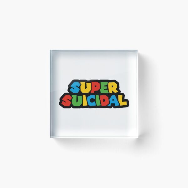 Item preview, Super Suicidal Logo Parody designed and sold by everything4eva.