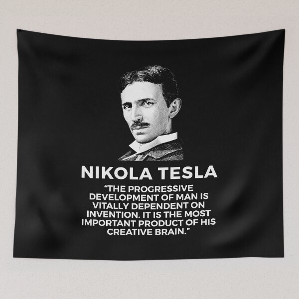 Item preview, quote by nikola tesla designed and sold by ALIENATIVED.