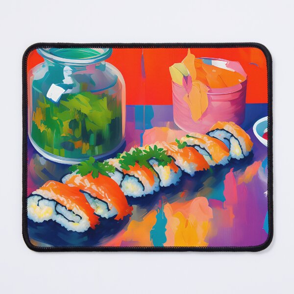 Item preview, Sushi Lunch. Colourful Food Composition. designed and sold by FewBits.