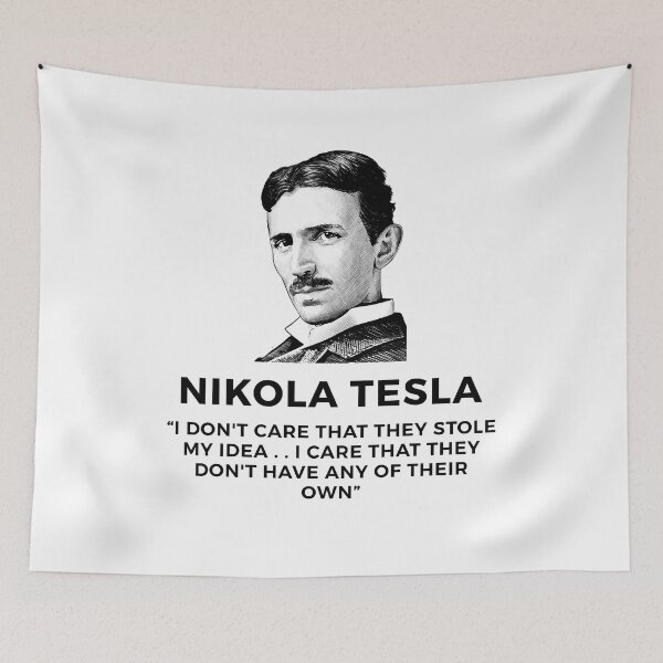 Item preview, quote by nikola tesla designed and sold by ALIENATIVED.