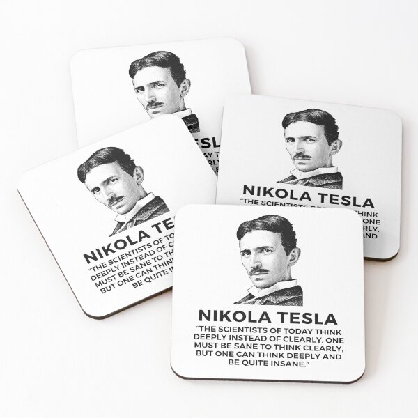 Item preview, quote by nikola tesla designed and sold by ALIENATIVED.