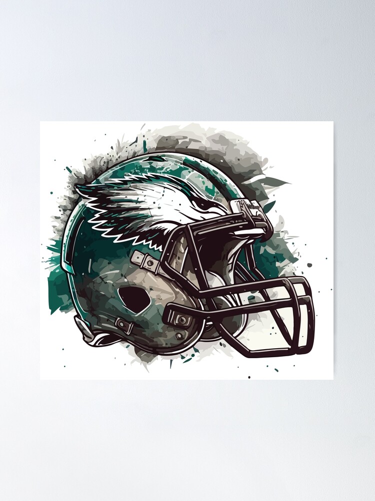 Eagles Retro Helmet  Philadelphia eagles flag, Eagles helmet, Philadelphia eagles  helmet