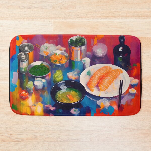 Item preview, Sushi Lunch. Colourful Food Composition. designed and sold by FewBits.