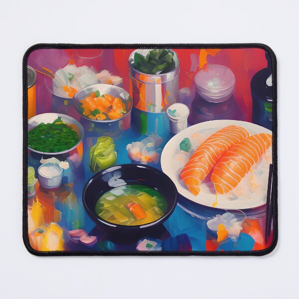 Item preview, Sushi Lunch. Colourful Food Composition. designed and sold by FewBits.