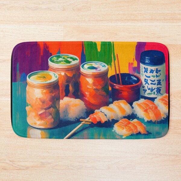Item preview, Sushi Breakfast. Colourful Food Composition. designed and sold by FewBits.