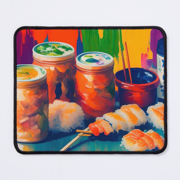 Item preview, Sushi Breakfast. Colourful Food Composition. designed and sold by FewBits.