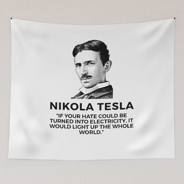 Item preview, quote by nikola tesla designed and sold by ALIENATIVED.
