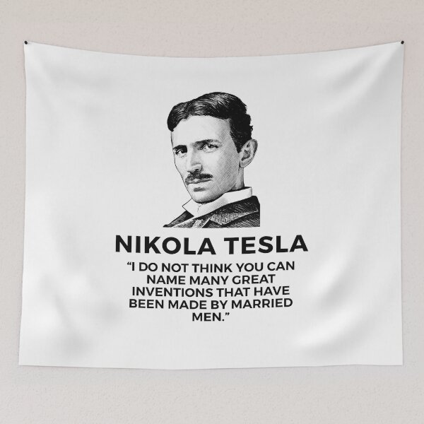 Item preview, quote by nikola tesla designed and sold by ALIENATIVED.