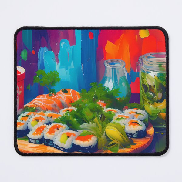 Item preview, Sushi Lunch. Colourful Food Composition. designed and sold by FewBits.