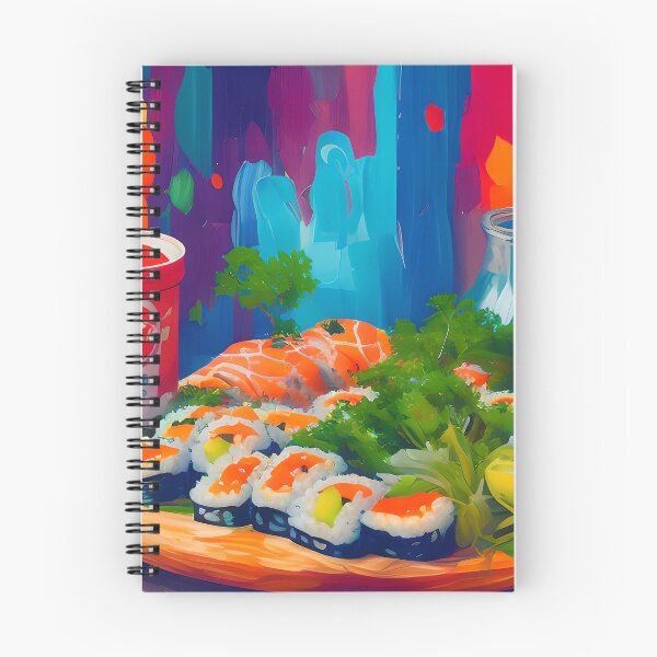 Item preview, Sushi Lunch. Colourful Food Composition. designed and sold by FewBits.