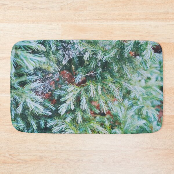 Item preview, Fir tree covered with drops of rain designed and sold by helenkaiy.