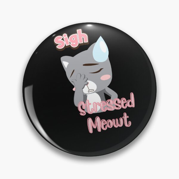 Item preview, Stressed Meowt Shirt designed and sold by LuckyCatStore.