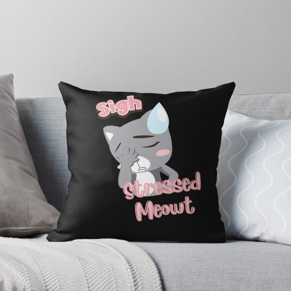 Item preview, Stressed Meowt Shirt designed and sold by LuckyCatStore.
