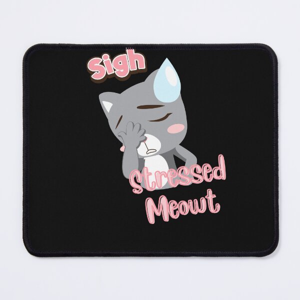 Item preview, Stressed Meowt Shirt designed and sold by LuckyCatStore.