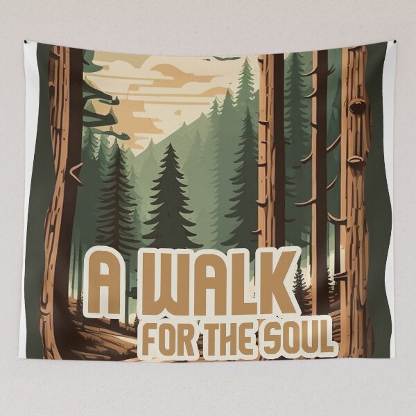 Item preview, A Walk For The Soul Retro Design designed and sold by SinMagellan.