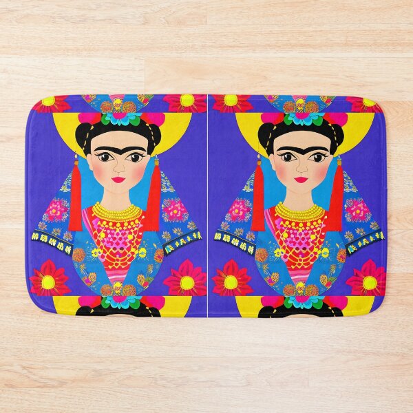 Item preview, Mexican Folklore Art inspired by Frida Kahlo, original artwork designed and sold by RoyalRepublics.