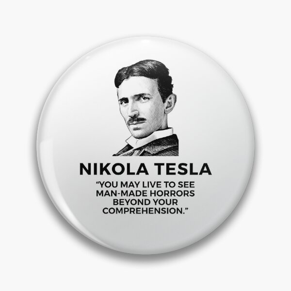 Item preview, quote by nikola tesla designed and sold by ALIENATIVED.