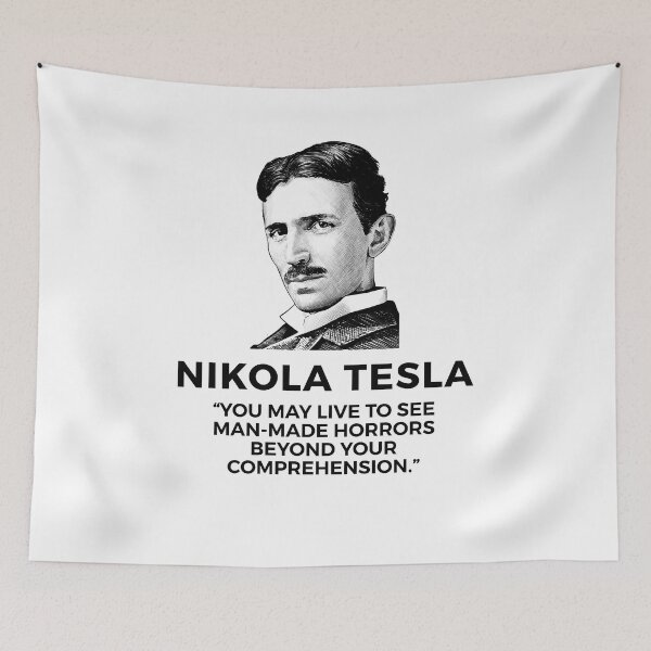 Item preview, quote by nikola tesla designed and sold by ALIENATIVED.