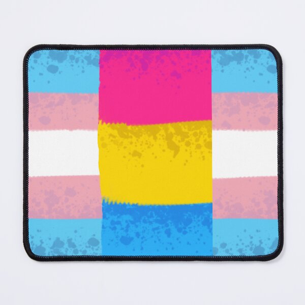 Item preview, Trans Transgender Pansexual Panromantic Pan Pride Flag designed and sold by Spell-the-Bee.