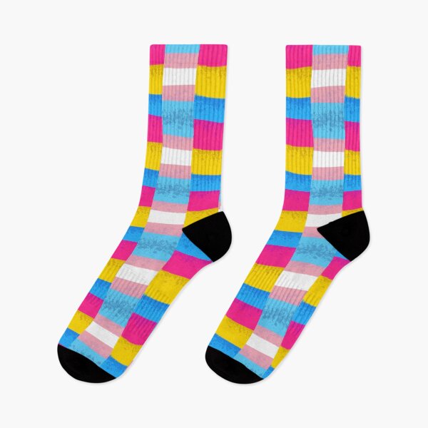 Item preview, Trans Transgender Pansexual Panromantic Pan Pride Flag designed and sold by Spell-the-Bee.