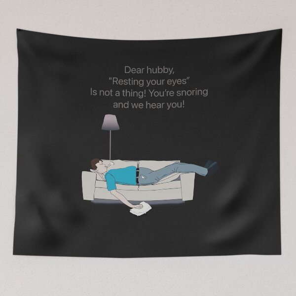 Item preview, The snoring hubby.  designed and sold by Kidzx6.