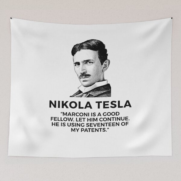 Item preview, quote by nikola tesla designed and sold by ALIENATIVED.