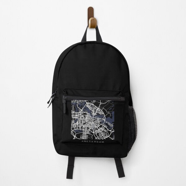 Item preview, Amsterdam Netherlands city map black and white designed and sold by gifts-ideas.