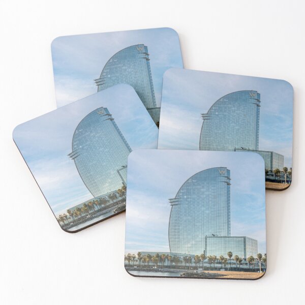 Item preview, Hotel W, Beach Skyline of Barcelona, Cataluña, España designed and sold by Marc Garrido Clotet.
