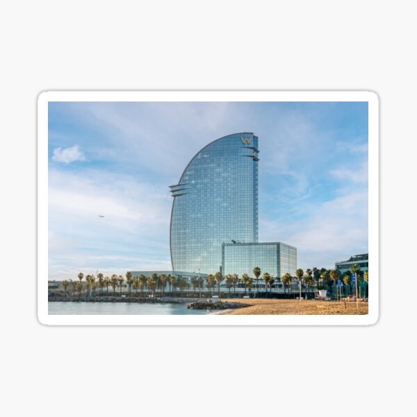Artikel-Vorschau von Hotel W, Strand von Barcelona, Katalonien, Spanien, designt und verkauft von Marc Garrido Clotet.