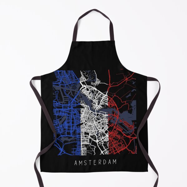 Item preview, Amsterdam city map with Netherlands flag black and white designed and sold by gifts-ideas.