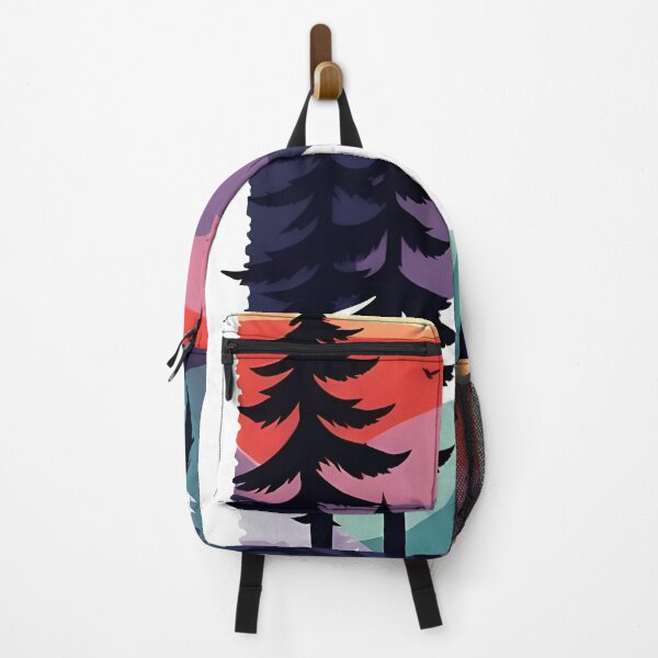 Item preview, Minimalistic View of Mountain and River Landscape designed and sold by supeart.