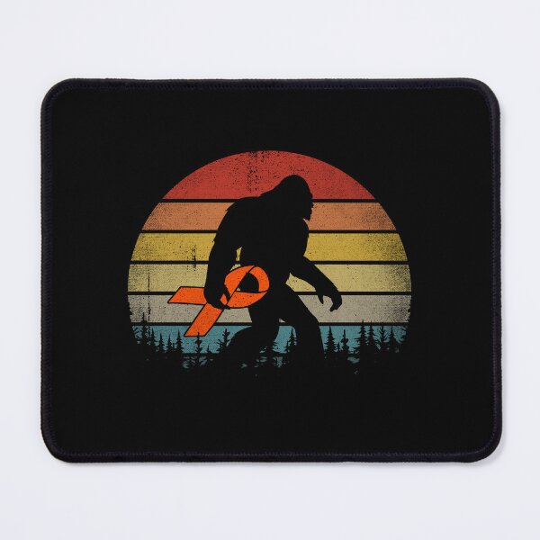 Item preview, Funny Bigfoot Orange Ribbon Kidney Cancer Awareness designed and sold by RosannaArt.