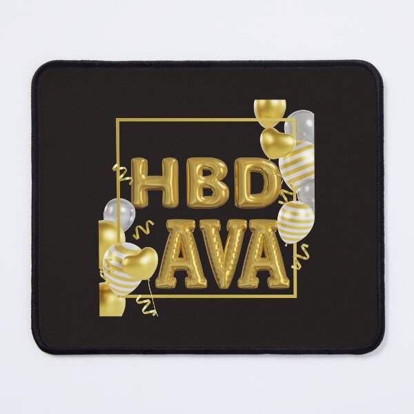 Item preview, Happy Birthday Ava, ava, happy birthday ava, birthday, happy birthday, for ava, ava birthday, ava name, designed and sold by Celebrationist.
