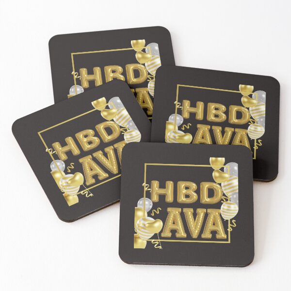 Item preview, Happy Birthday Ava, ava, happy birthday ava, birthday, happy birthday, for ava, ava birthday, ava name,  designed and sold by Celebrationist.