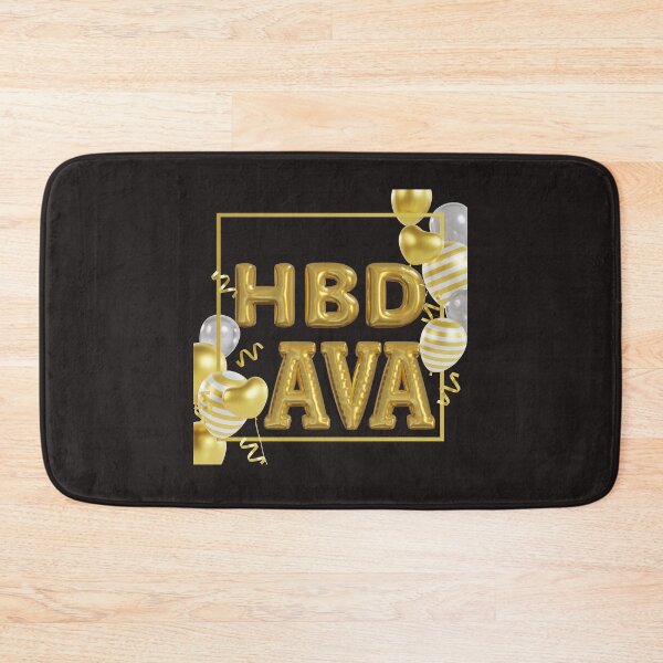 Item preview, Happy Birthday Ava, HBD Ava, happy birthday ava, birthday, happy birthday, for ava, ava birthday, ava name, ava name personalized,  designed and sold by Celebrationist.