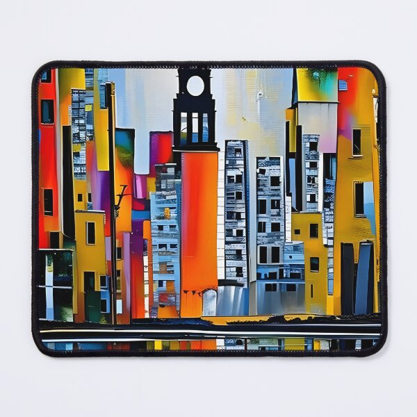 Item preview, Abstract City Painting 1 designed and sold by Art by Lilia.