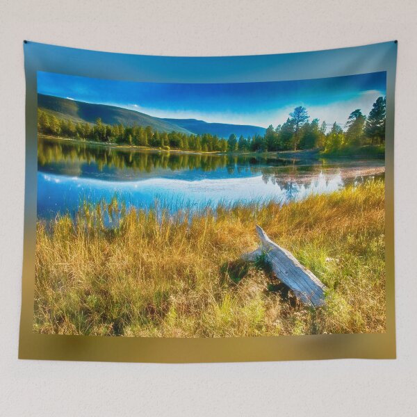 Item preview, Small Pond at Flaming Gorge designed and sold by Kathy Weaver.