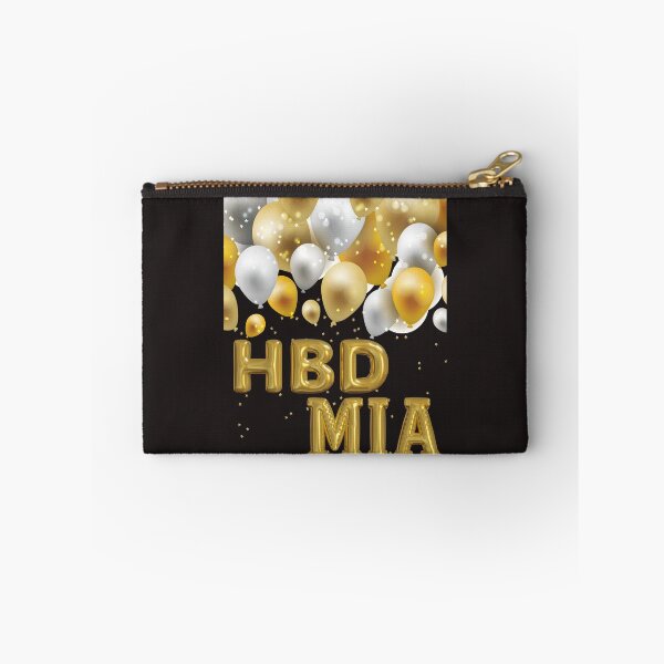 Item preview, Happy Birthday Mia, HBD Mia, alphabet mia name, artistic mia name,  designed and sold by Celebrationist.