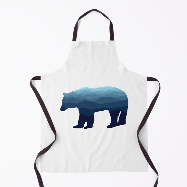 Item preview, Bear Blue Forest Mountains designed and sold by Esskay Designs.
