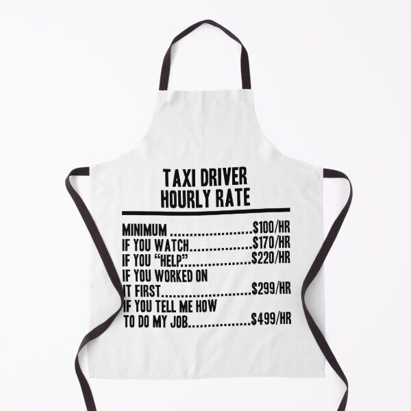 Item preview, funny Taxi Driver hourly rate - Funny Gift For Taxi Driver designed and sold by JakubkoJunak.