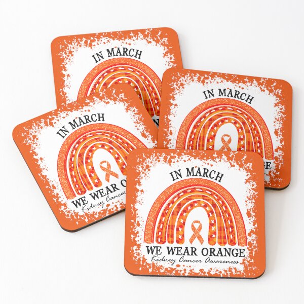 Item preview, In March We Wear Orange Ribbon Kidney Cancer Awareness designed and sold by RosannaArt.