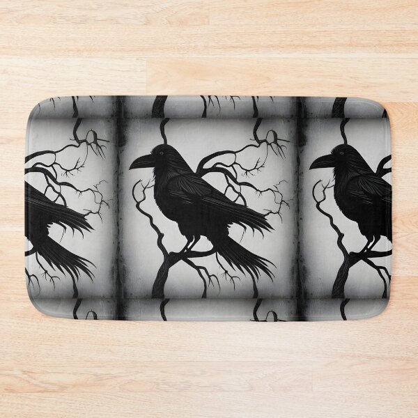 Item preview, Raven branch pattern designed and sold by Cheekygringo.