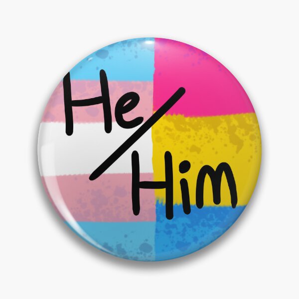 Item preview, Trans Transgender Pansexual Panromantic Pan Pride Flag Pronouns He/Him designed and sold by Spell-the-Bee.