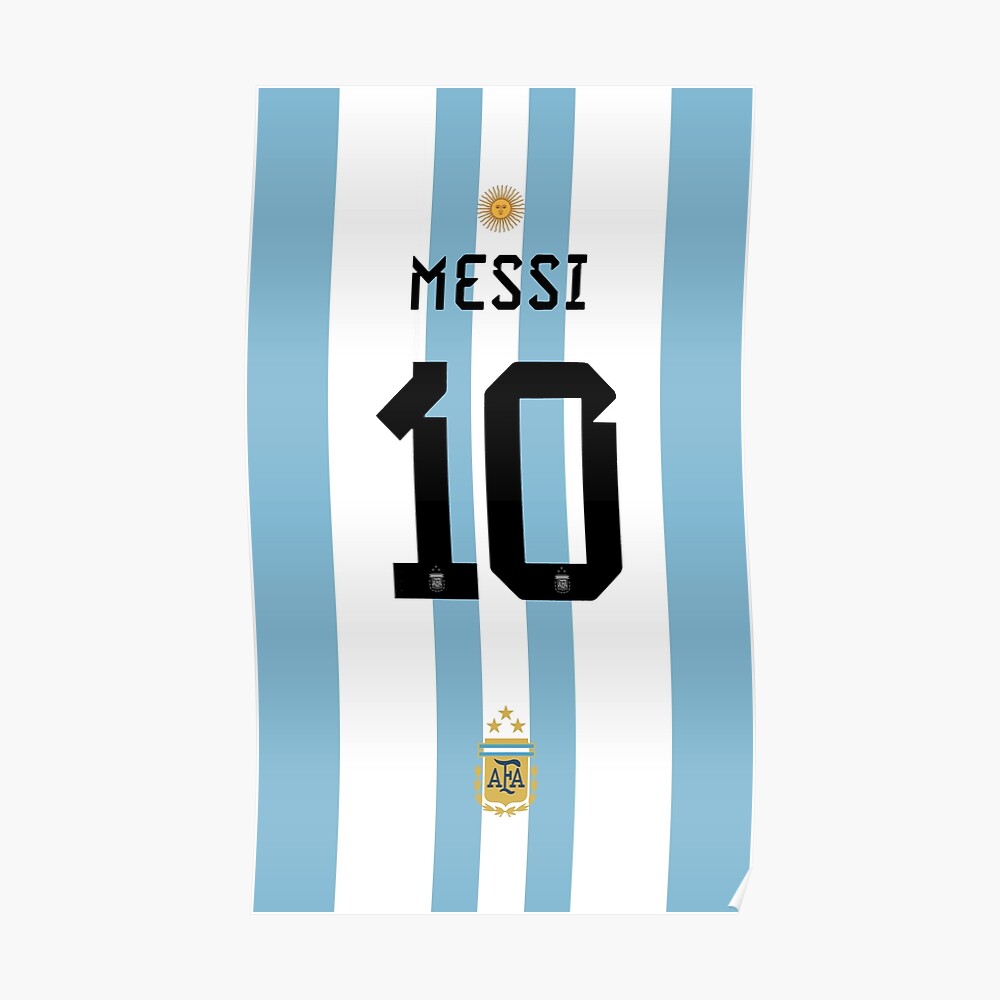 Poster - Lionel Messi jersey Poster Paper Print - Art & Paintings