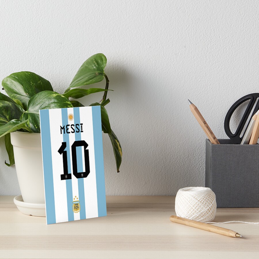 Lionel Messi Argentina Jersey Greeting Card for Sale by dmgsgw