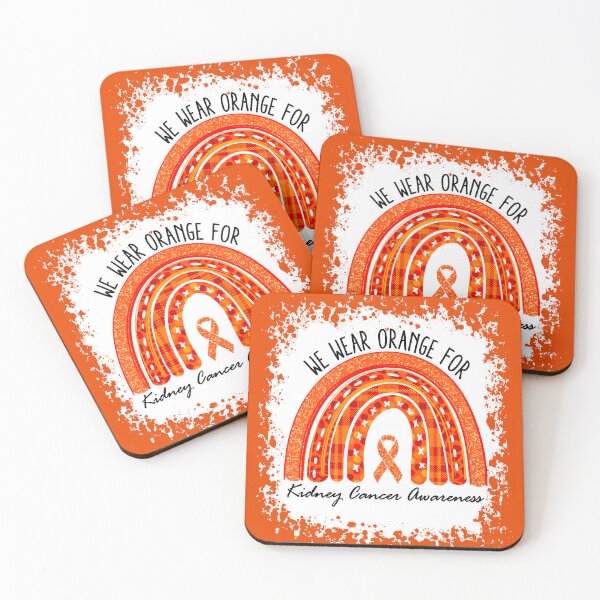 Item preview, Rainbow We Wear Orange For Kidney Cancer Awareness designed and sold by RosannaArt.