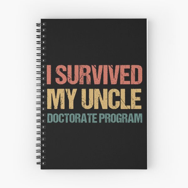Item preview, Masters degree Gift: I Survived My Uncle Doctorate Program designed and sold by AMINE  ★★★★★.