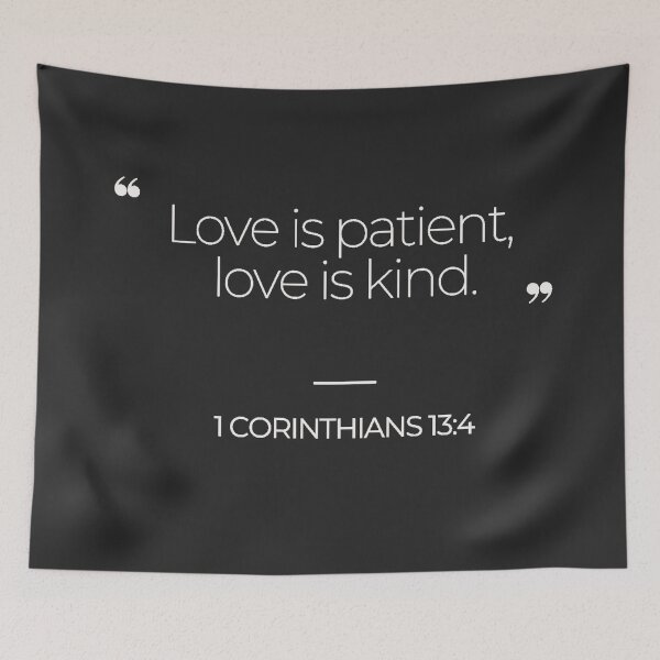 Item preview, Love is patient designed and sold by TonsPOD.