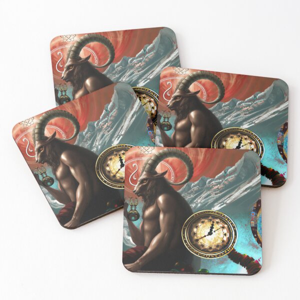 Item preview, Baphomet Painting is Surrealist Style -  designed and sold by Ataraxia  Apparel.